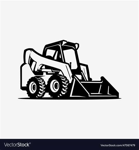 skid steer svg free|skid steer silhouette.